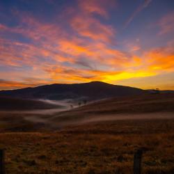 Sunrise at Meadowdale Rd in Mill Gap Va