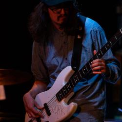 Evan Sarver WORKING the bass