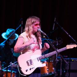 Brandy Zdan with drummer husband Aaron Haynes