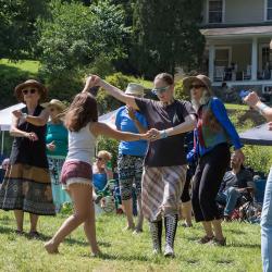 People Dancing New River Blues Festival