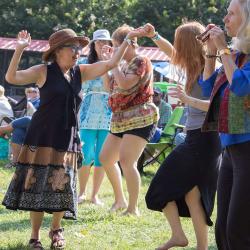 People Dancing New River Blues Festival