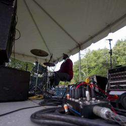 The drivers seat of the beat