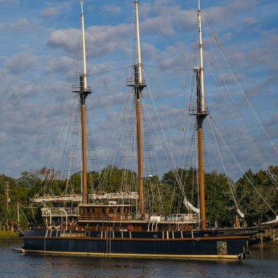Cumberland Island Three-Masted Schooner