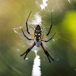 Yellow garden spider-Argiope aurantia